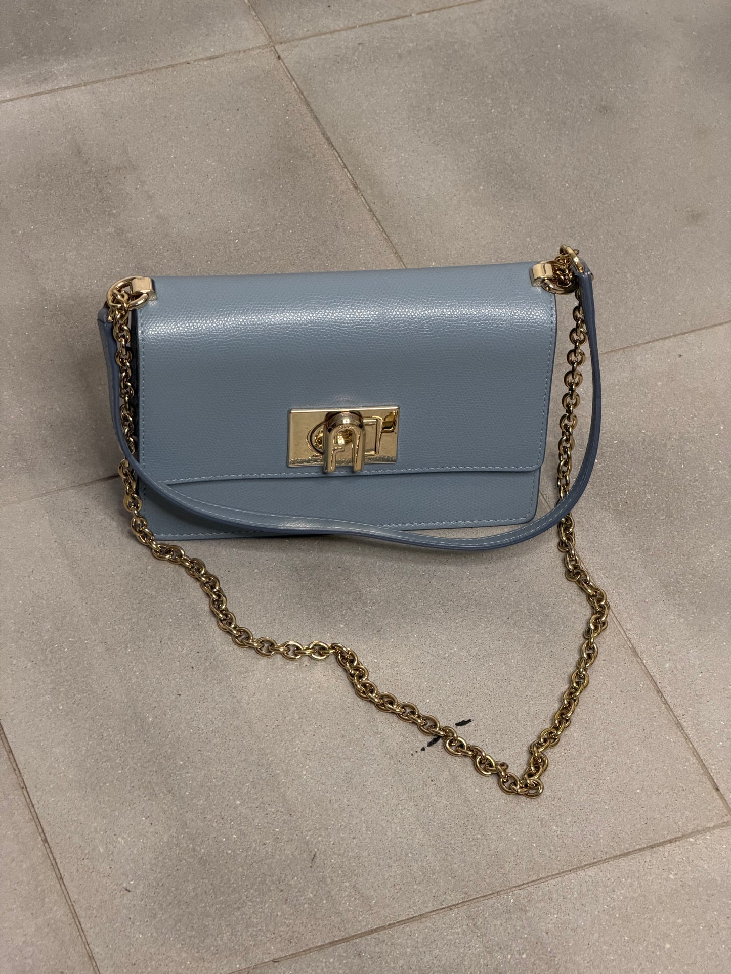 Furla light-blue bag