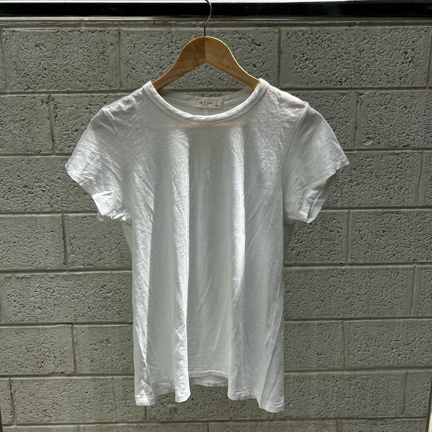טישירט לבנה של rag & bone