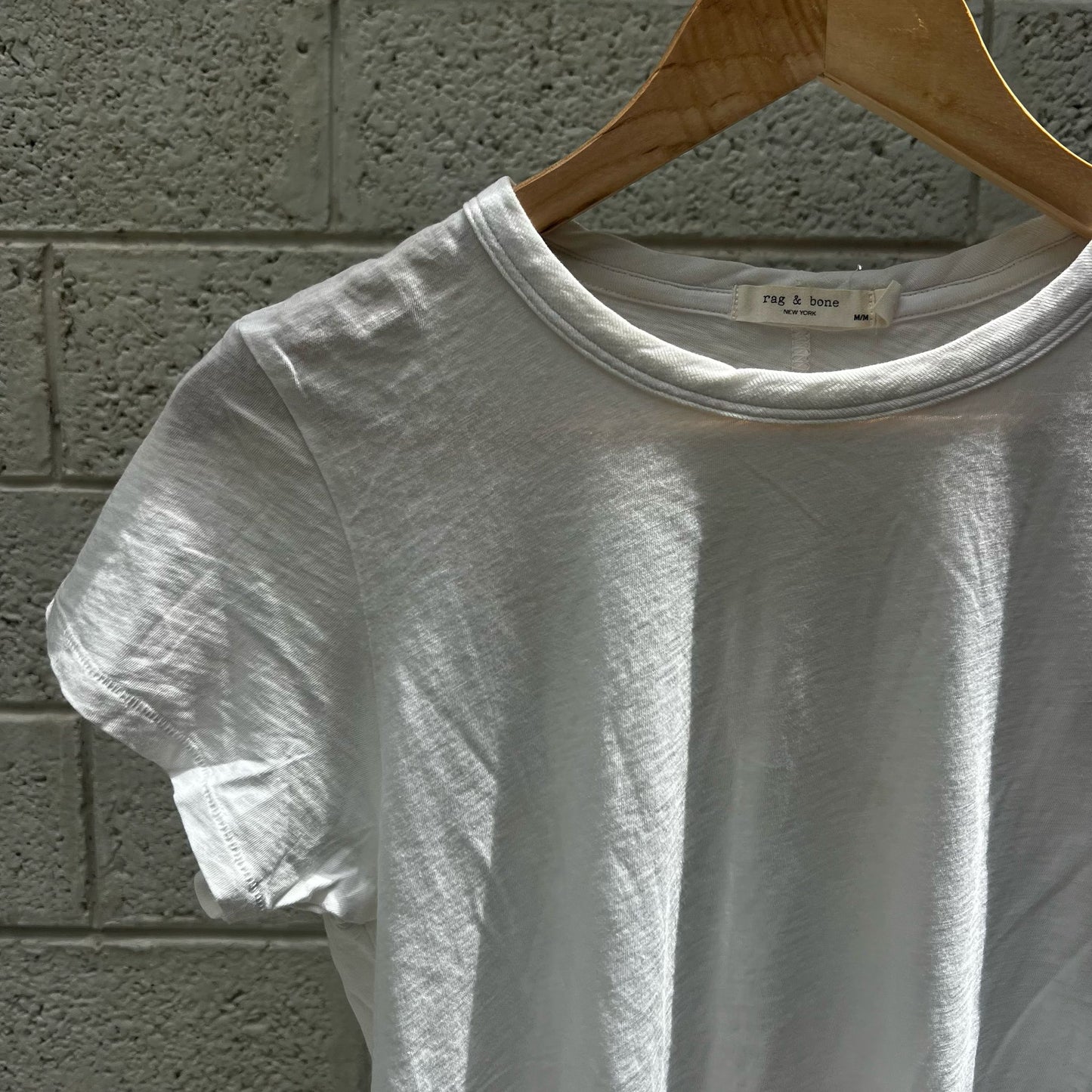 טישירט לבנה של rag & bone