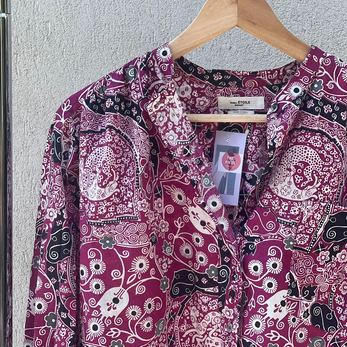 מכופתרת סגולה הדפס של Isabel Marant