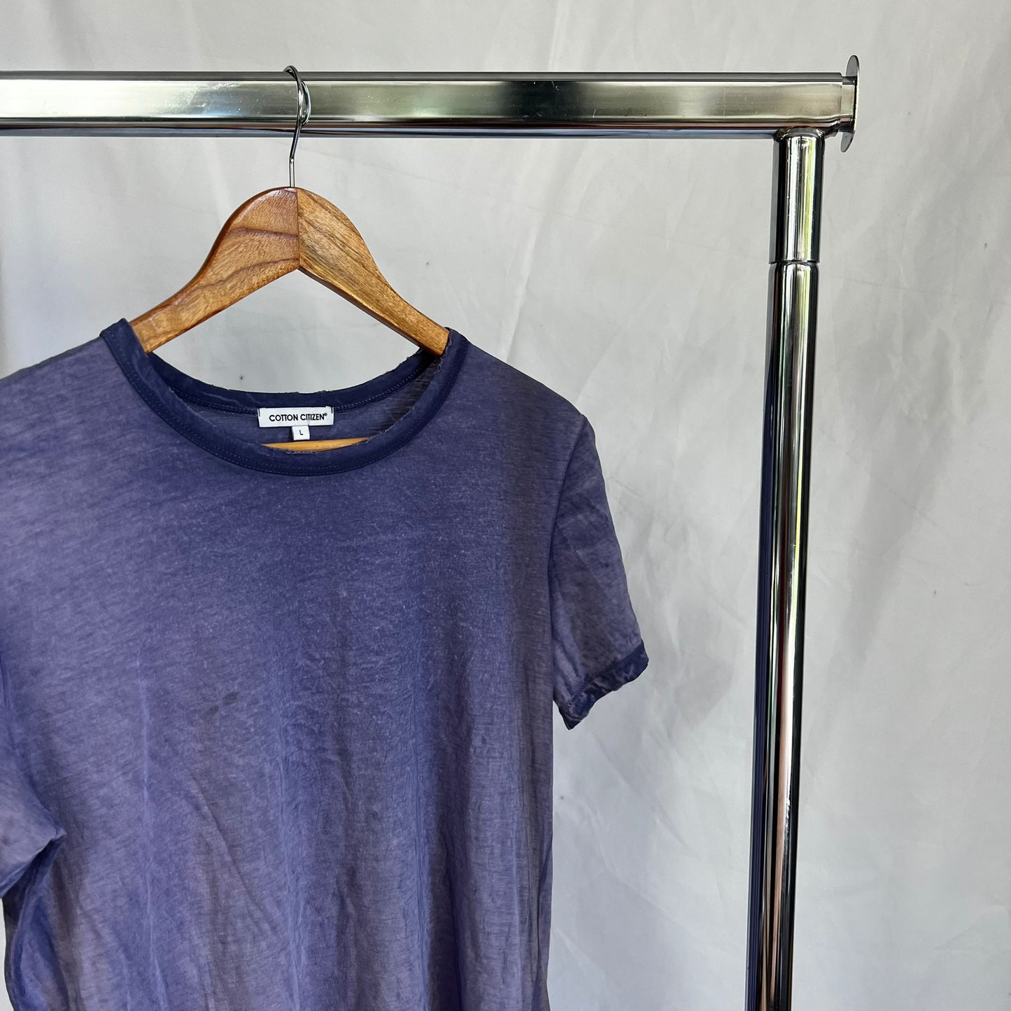 טישירט סגולה ווש של Cotton Citizen