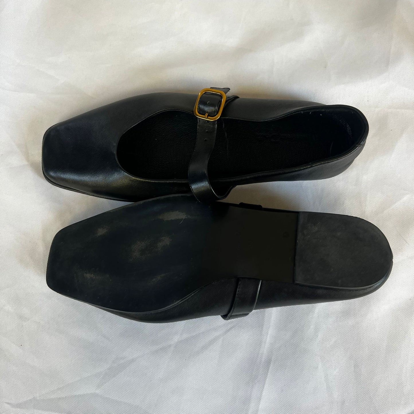 נעלי בובה מעור של Massimo Dutti
