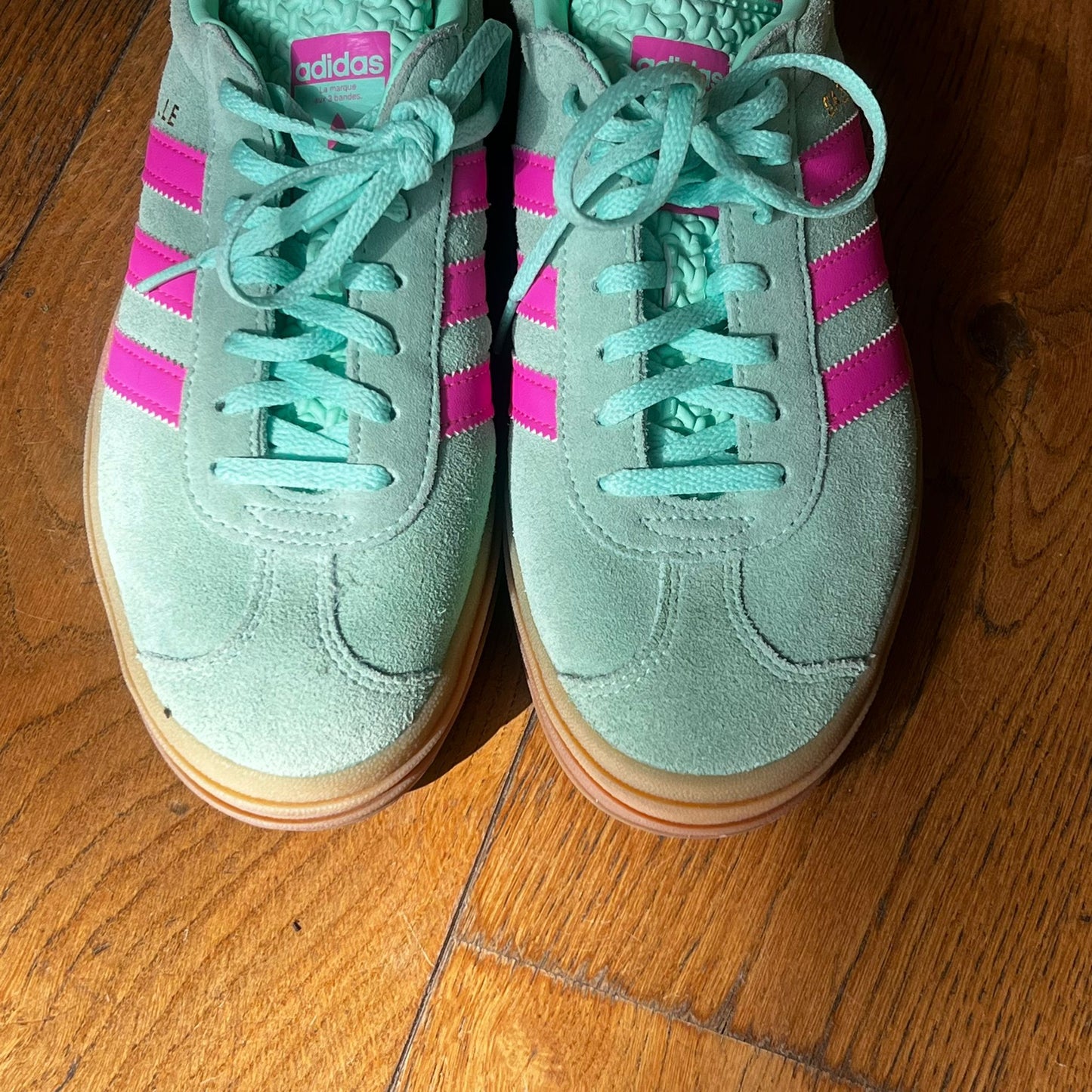 Adidas GAZELLE תכלת-ורוד