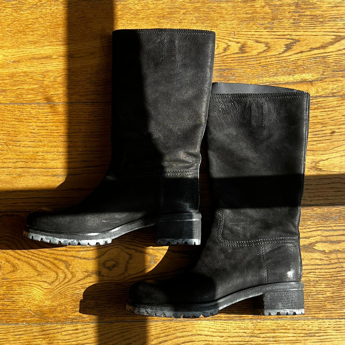 מגפי עור של Prada