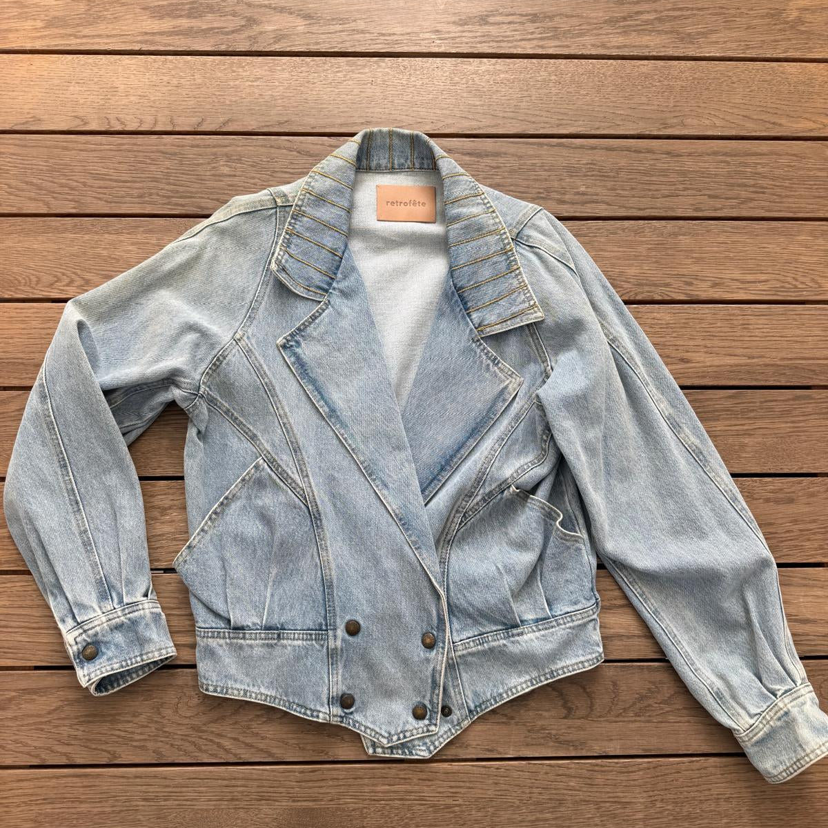 ג׳קט ג׳ינס כפתורים של Retrofete