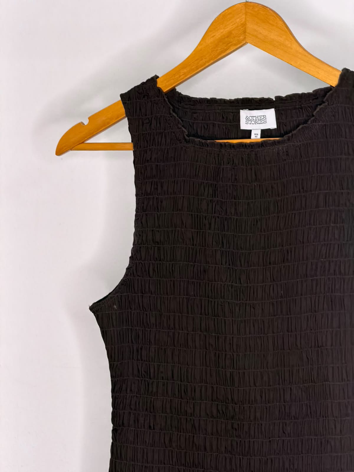 & other stories brown dress