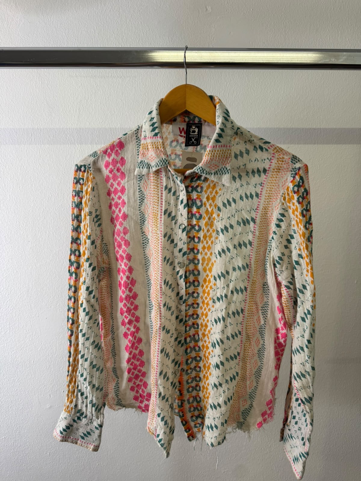 White & Vanilla printed shirt