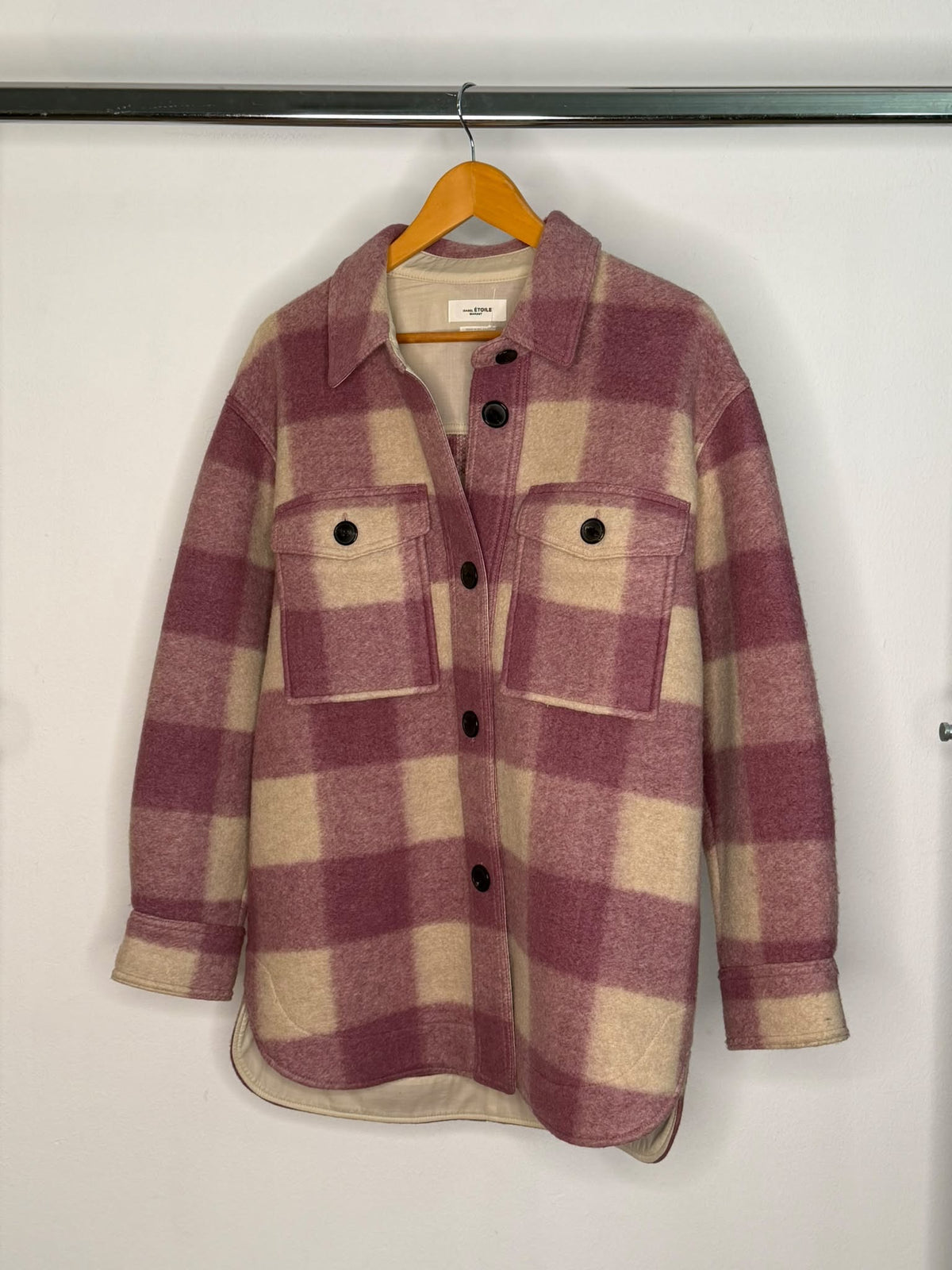 Isabel Marant plaid shirt jacket