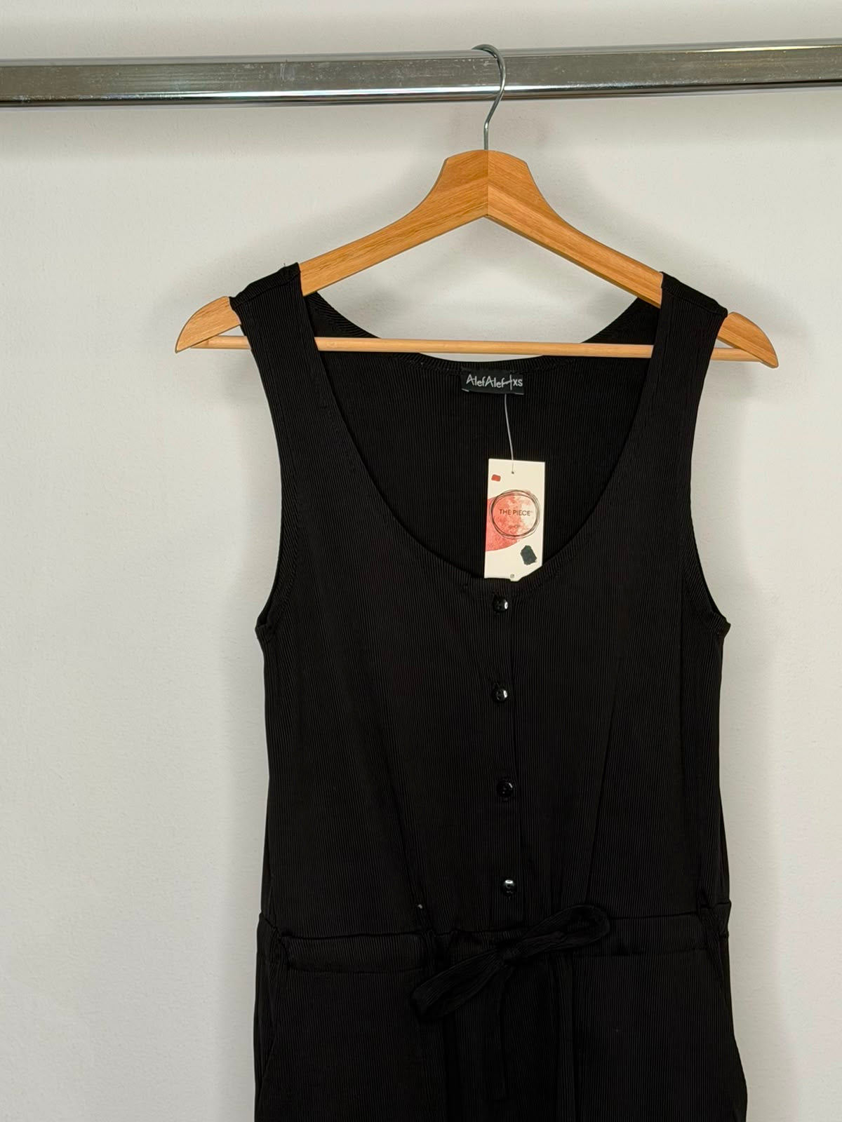 Alef Alef short black jumpsuit