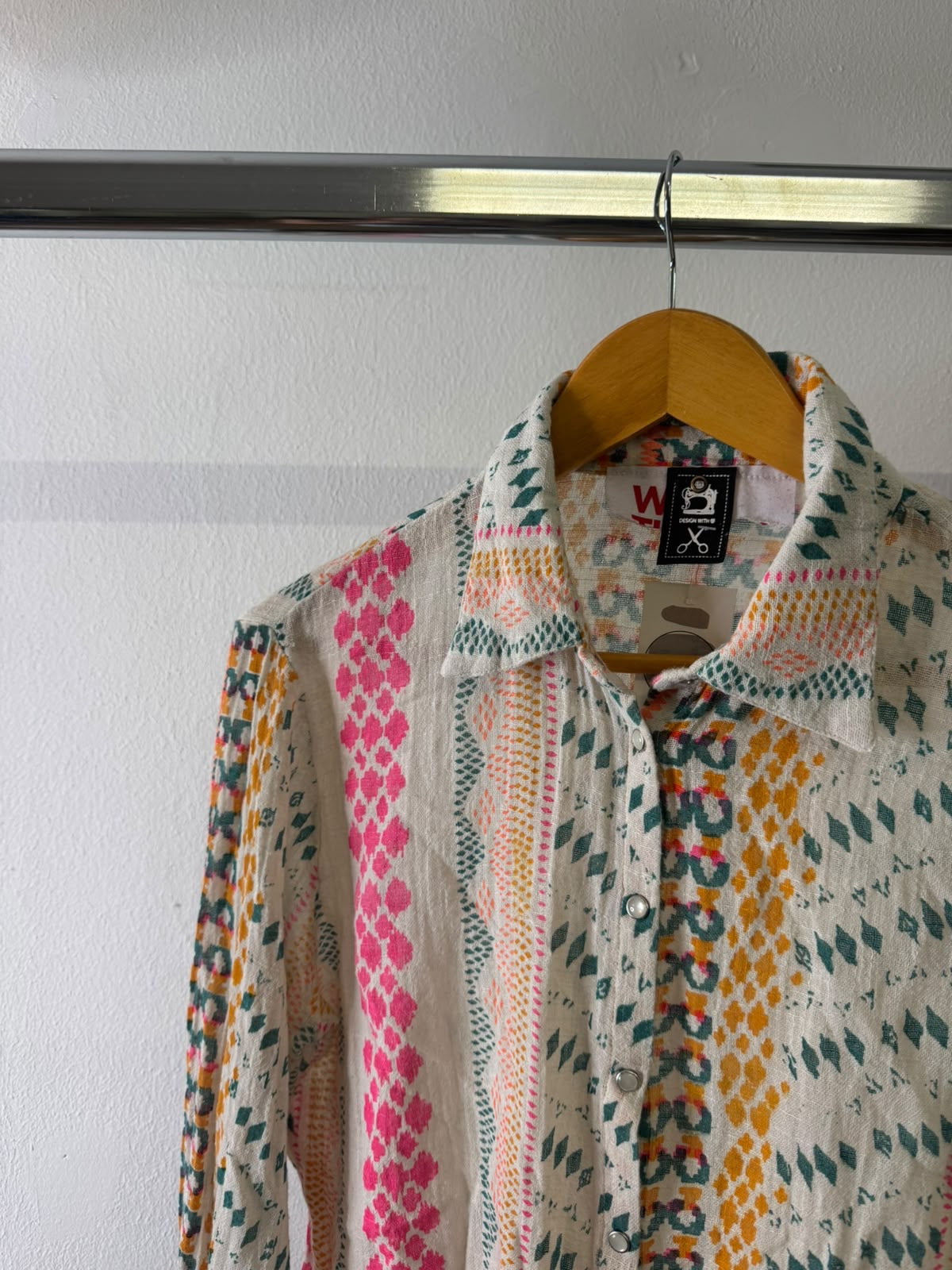White & Vanilla printed shirt