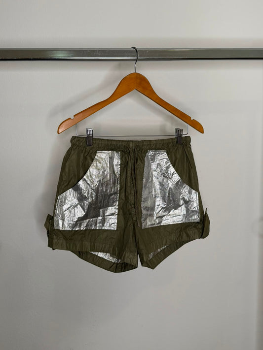 GANNI silver shorts