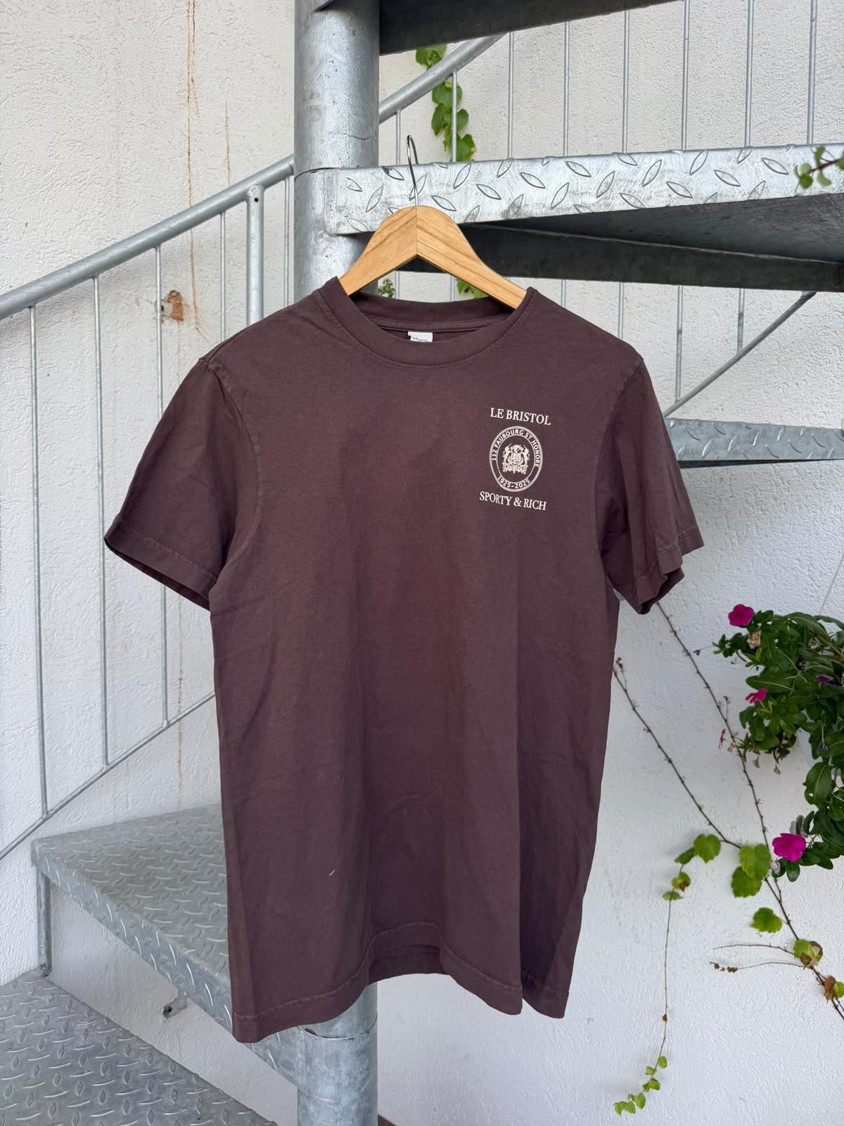 Sporty & Rich brown t-shirt
