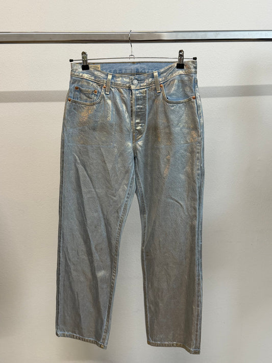 Levi's metalic denim