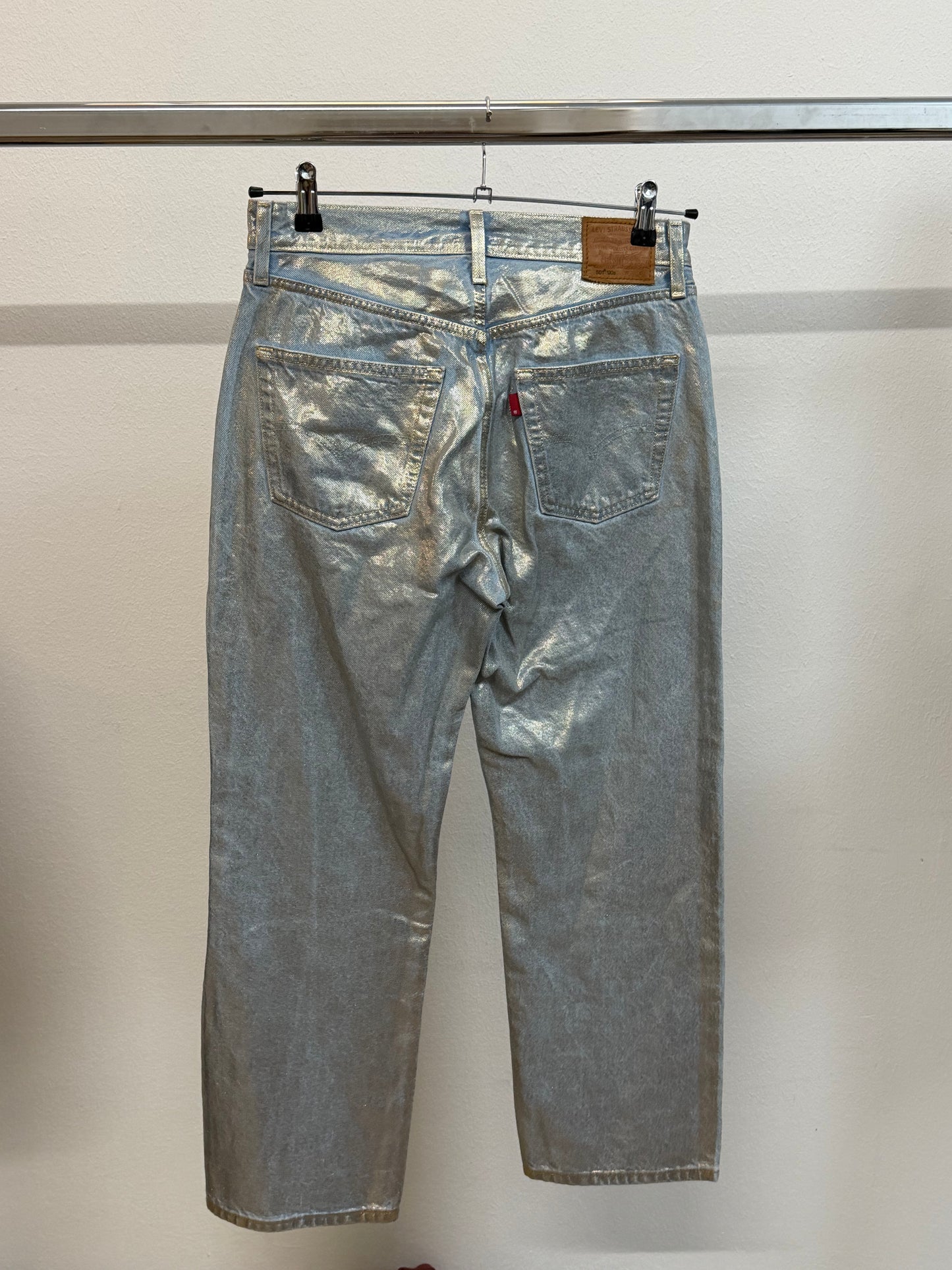 Levi's metalic denim