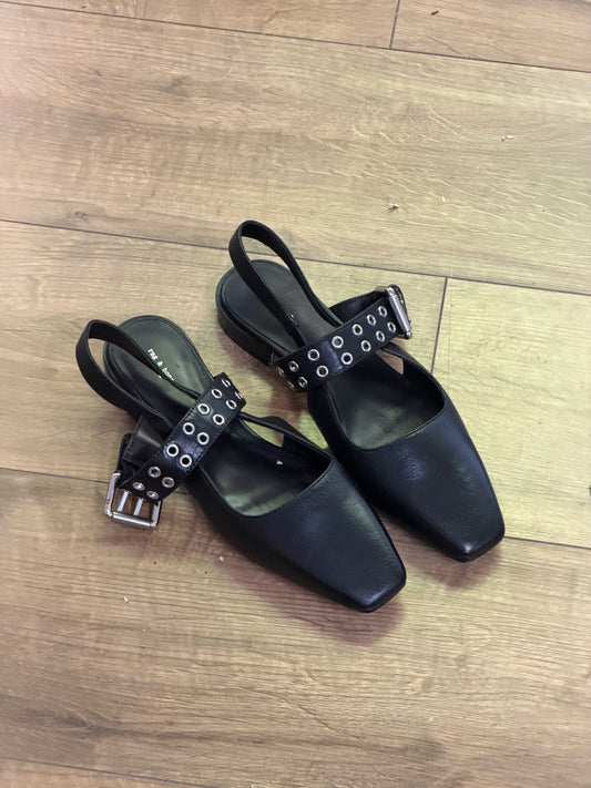 Rag & Bone leather slingback flats