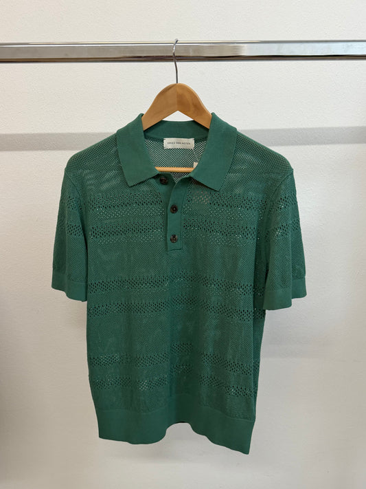 Dries Van Noten green polo