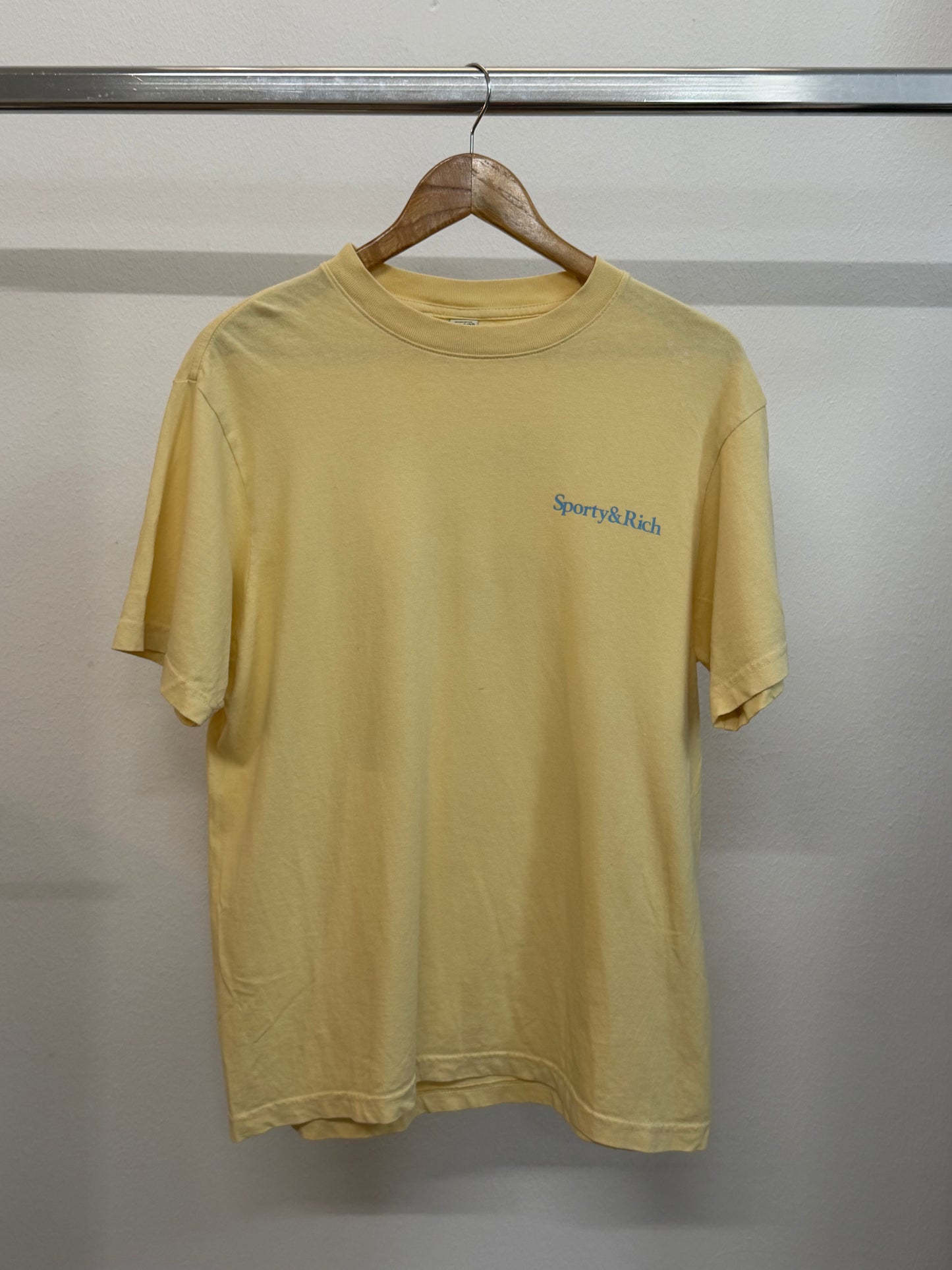 Sporty&rich yellow t shirt