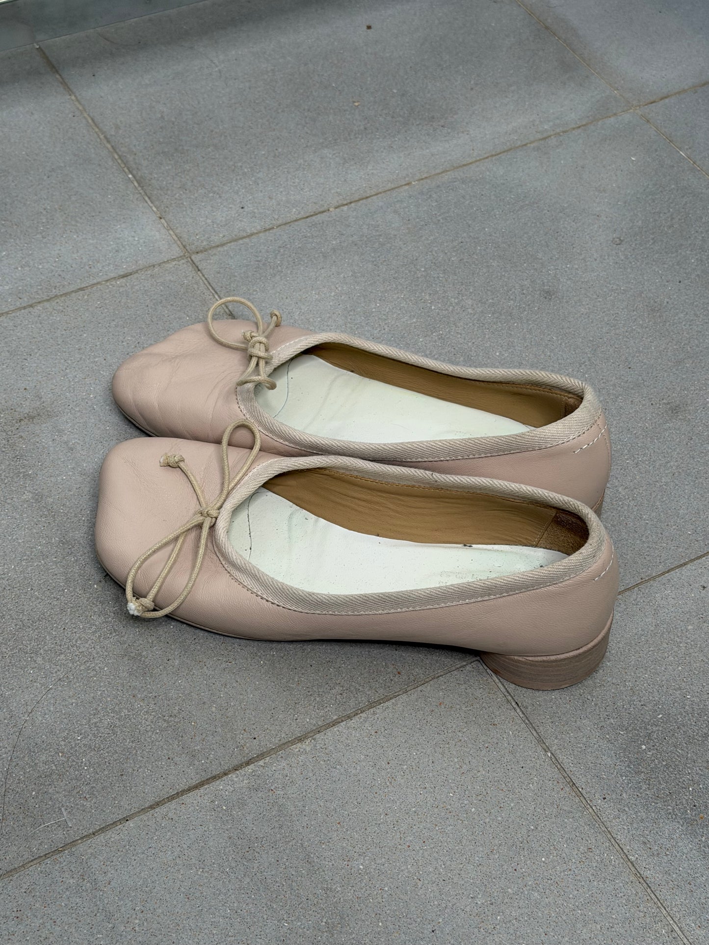 Maison Margiela leather ballerinas