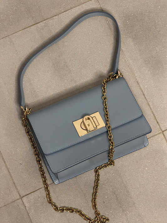 Furla light-blue bag