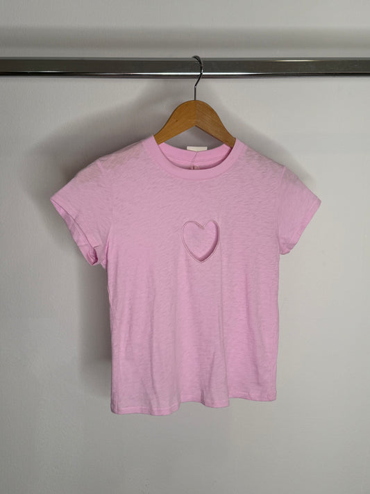 Skims pink heart t-shirt
