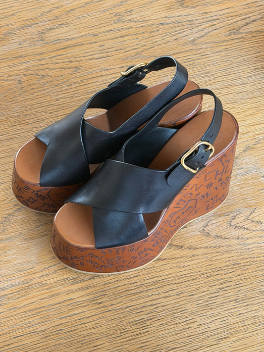 Chloé leather heels