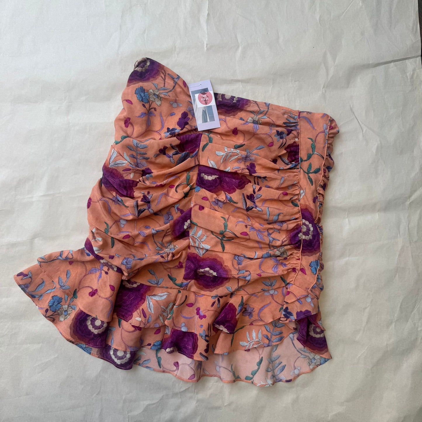 חצאית מיני פרחונית של Isabel Marant