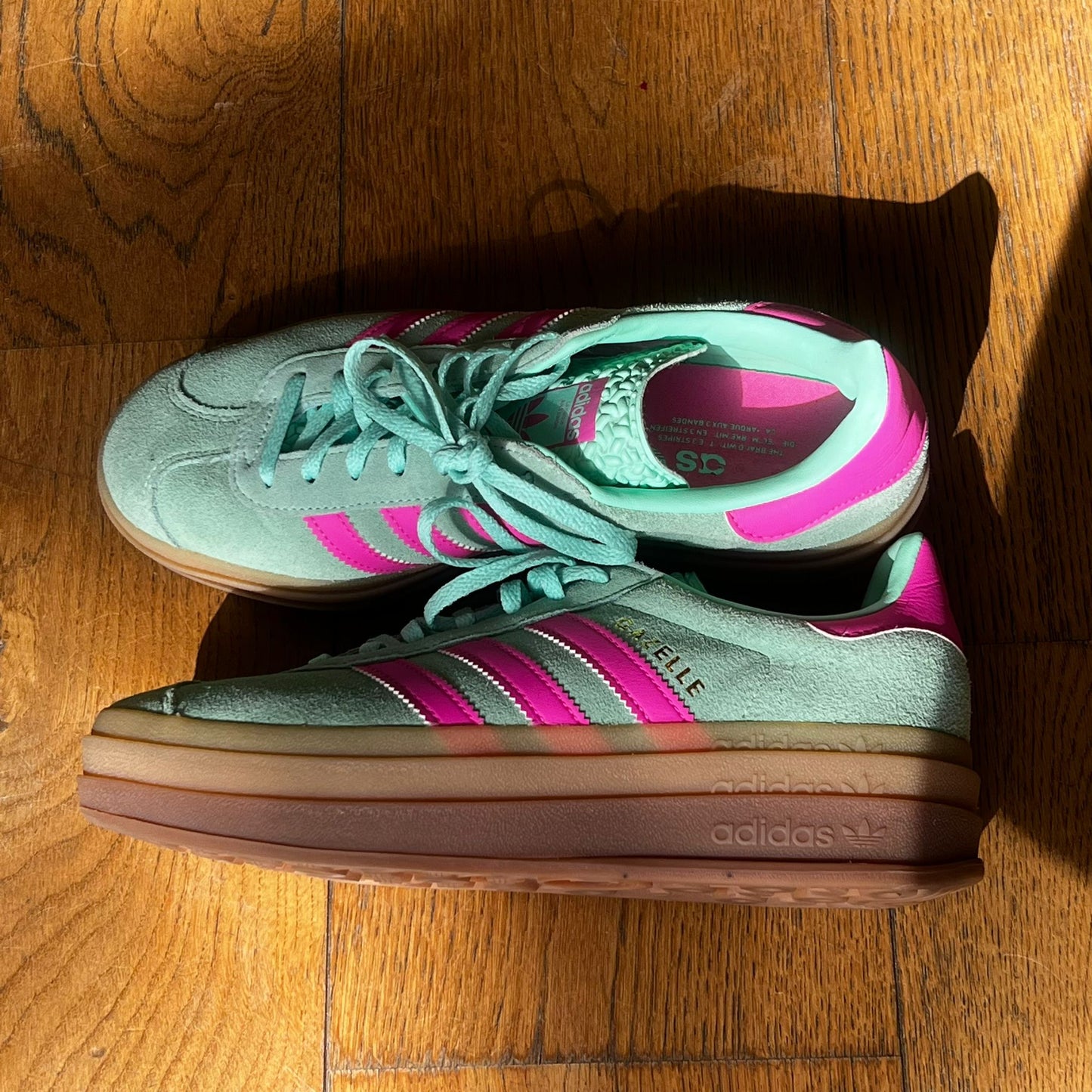 Adidas GAZELLE תכלת-ורוד