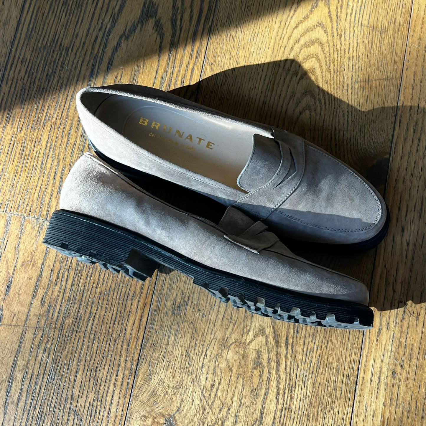 נעלי loafers זמש של Brunate