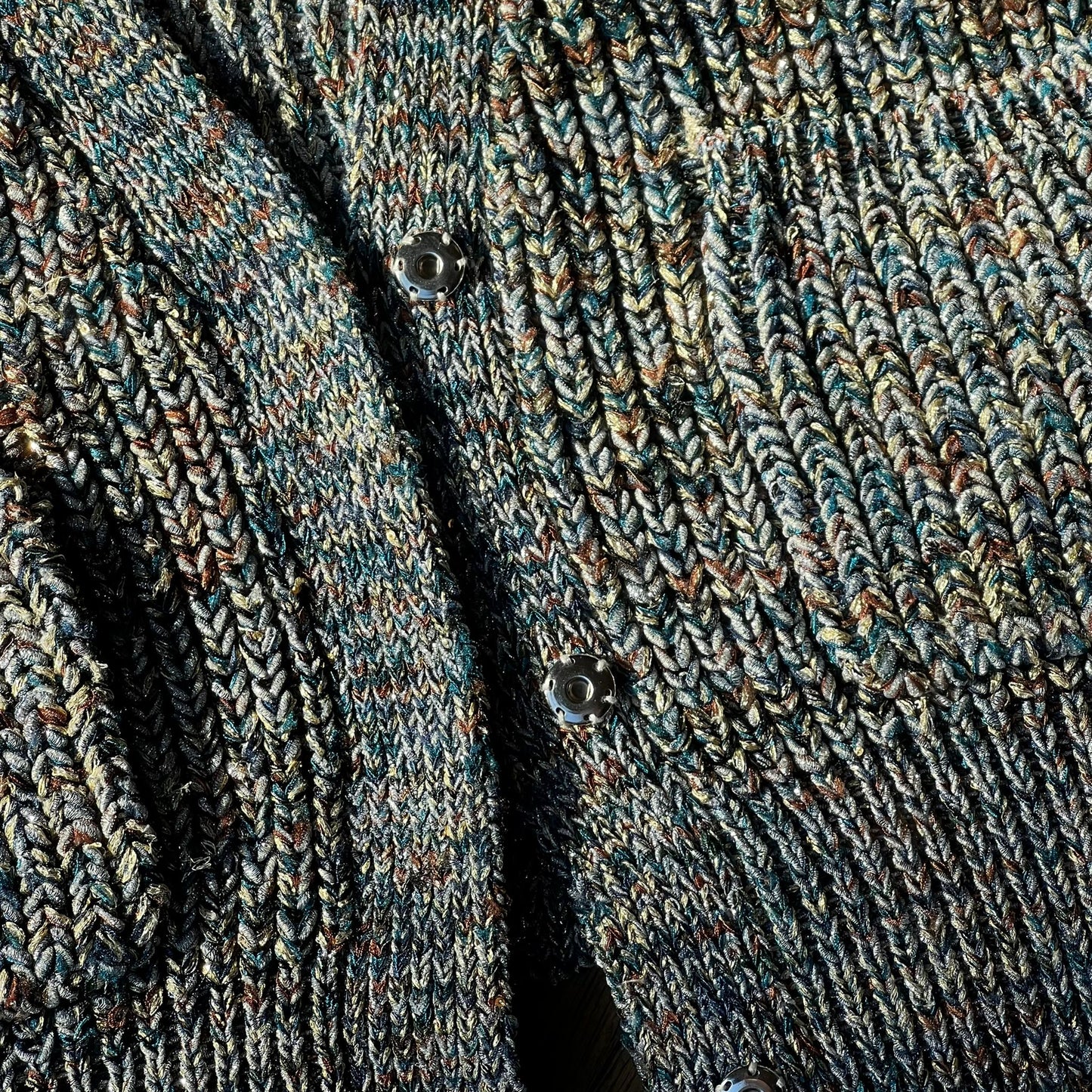 סריג אפור עם כיסים של Leonie