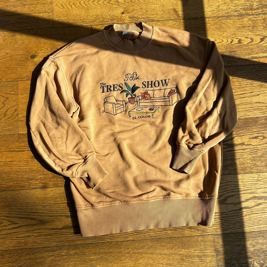 סווטישרט קאמל אוברסייז של Tres