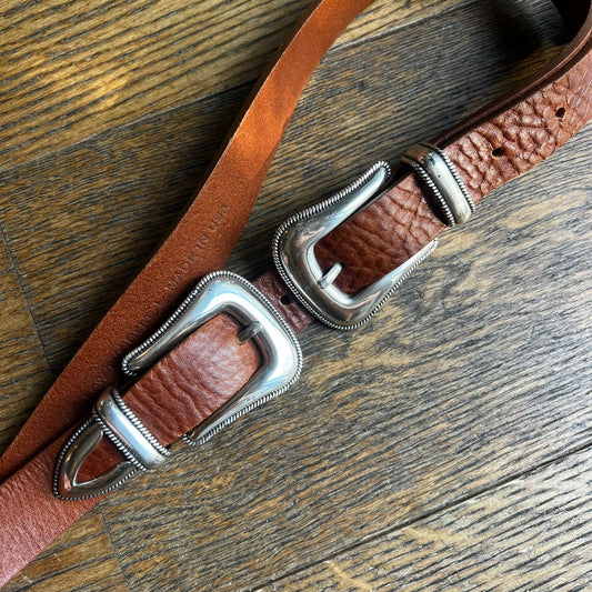 חגורה חומה של ba&sh