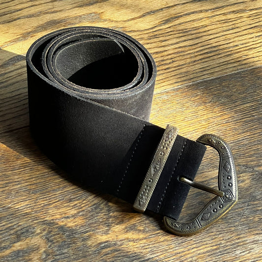 חגורת עור של ba&sh