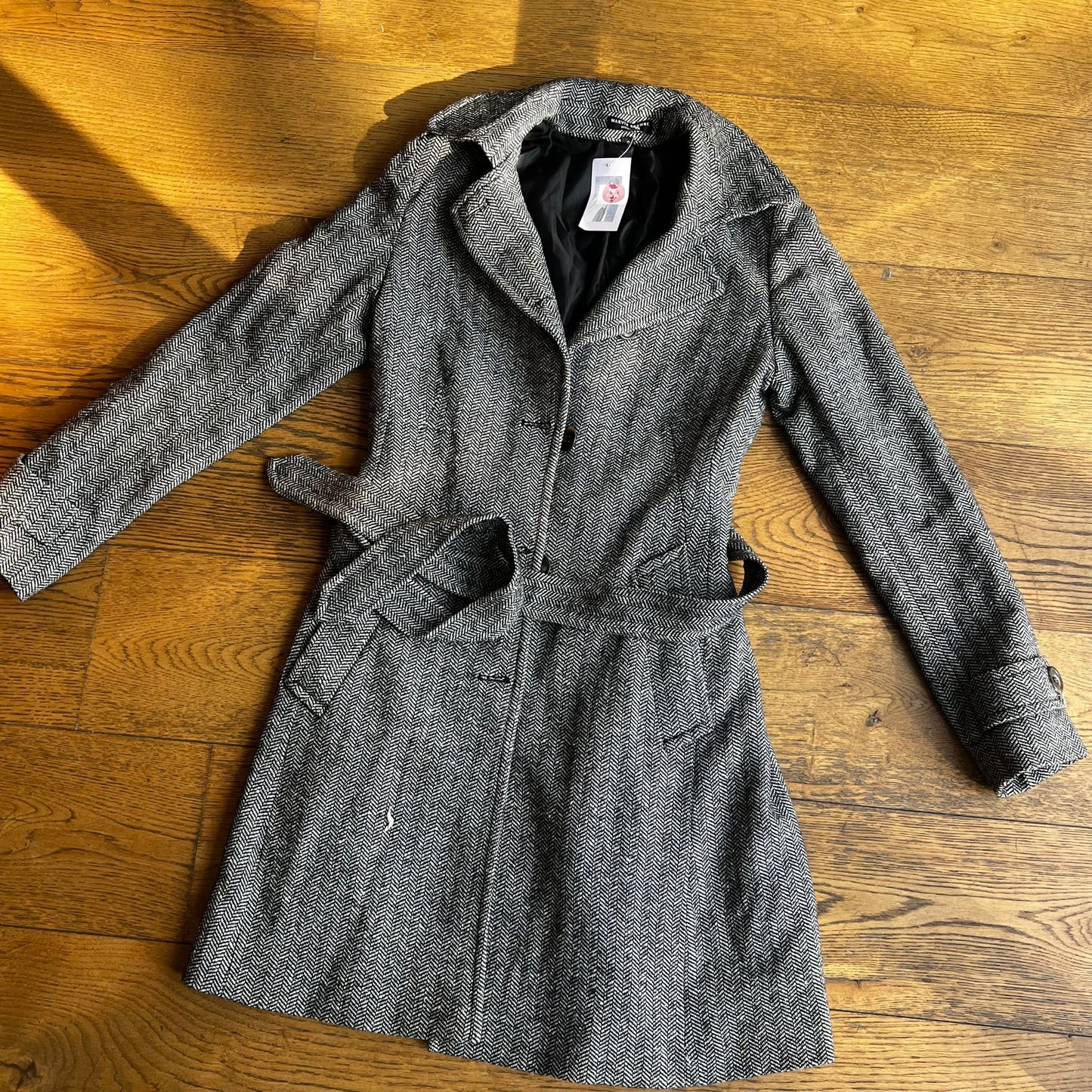 מעיל אפור ארוך של Marvin Browne