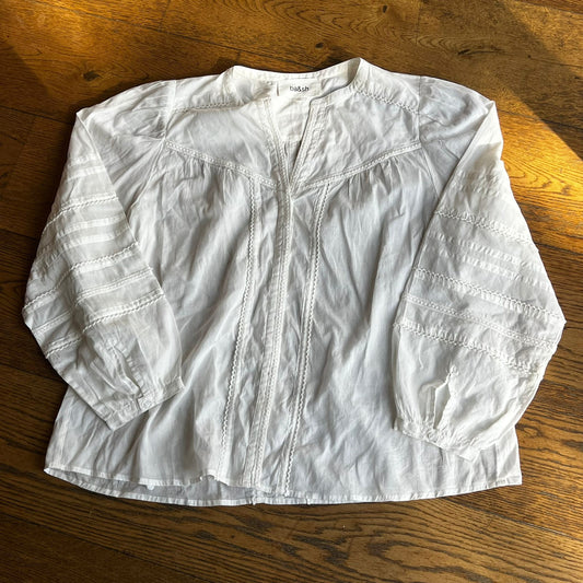 חולצה לבנה בוהו של ba&sh