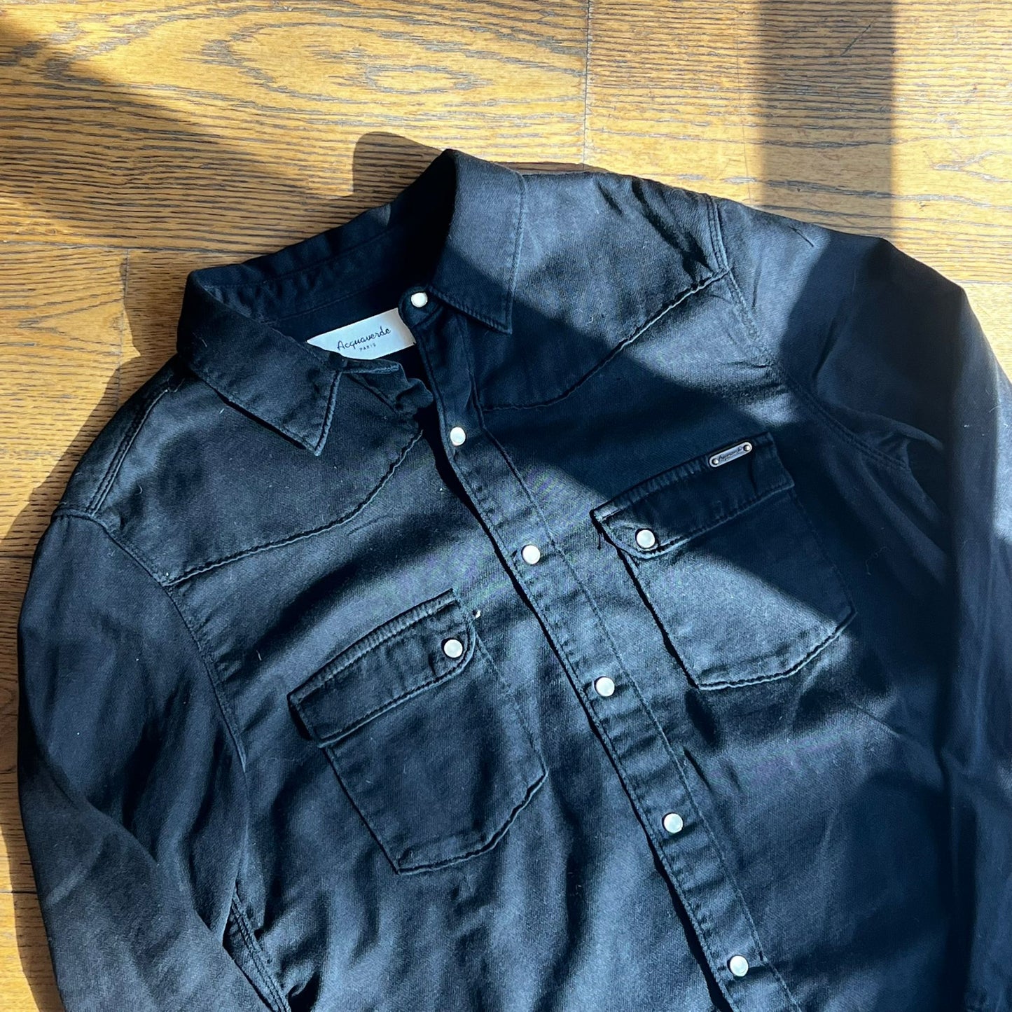 מכופתרת ג׳ינס כהה של Aquaverde