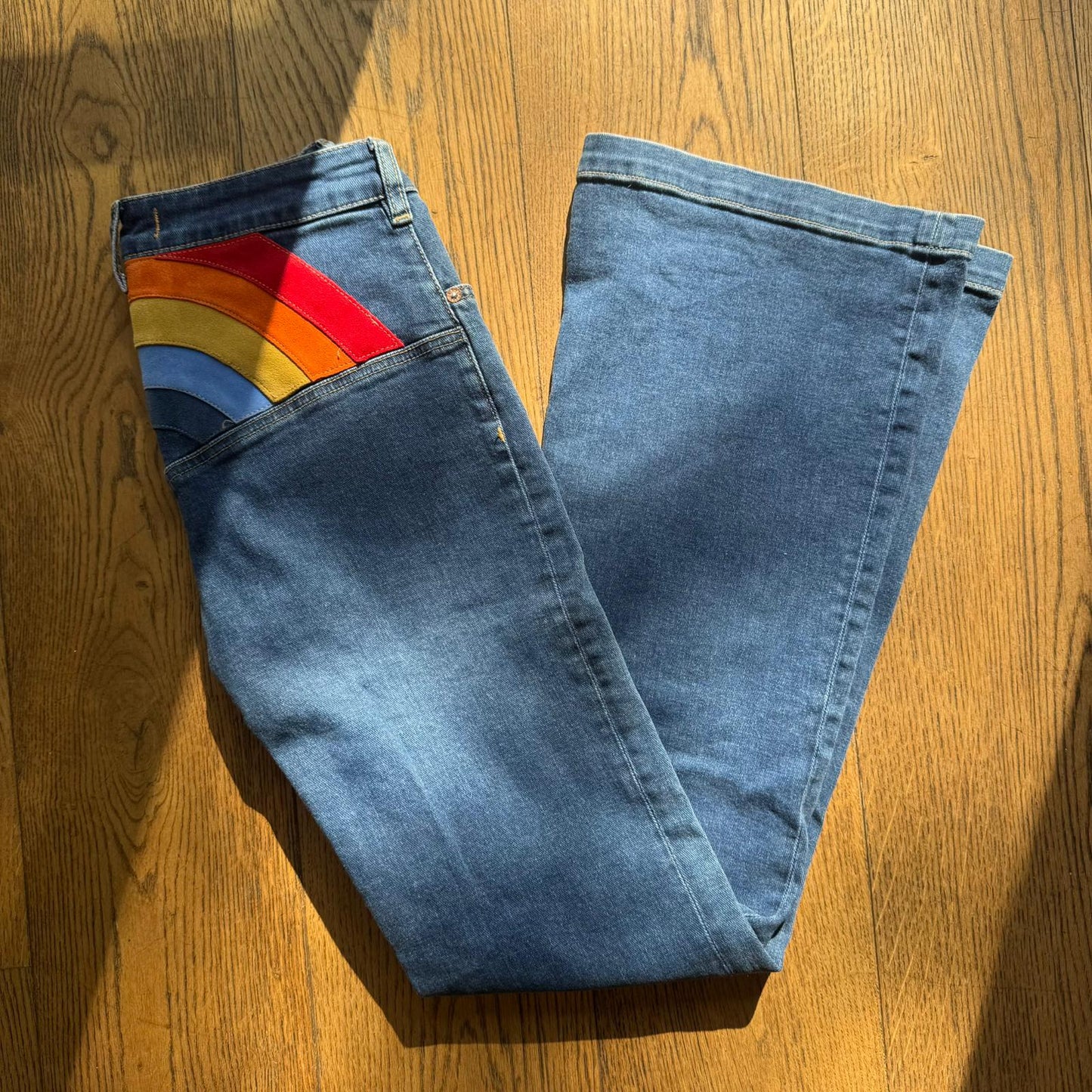 ג׳ינס תכלת פלייר של Free People