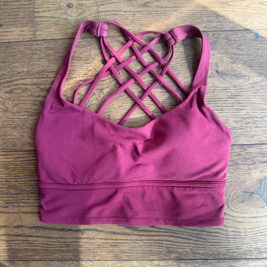 טופ ספורטיבי ורוד של Lululemon