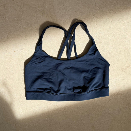 טופ כחול של Lululemon