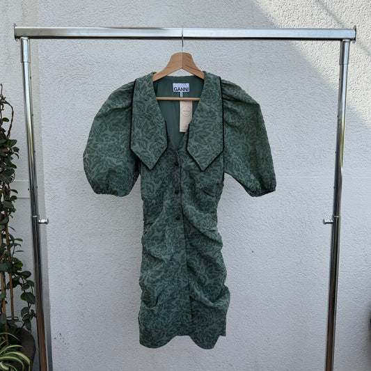 שמלת קולר צמודה של GANNI