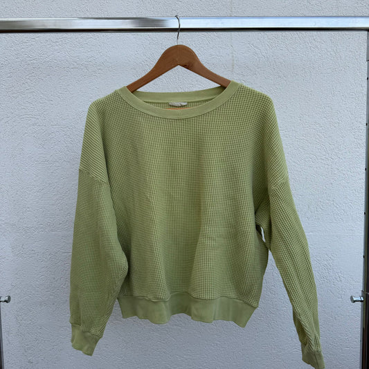 סווטשירט פיקה ירוק של American Vintage