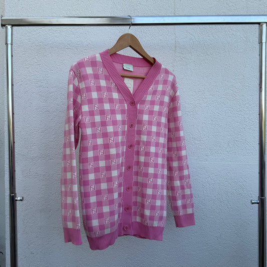 קרדיגן משובץ של Fendi