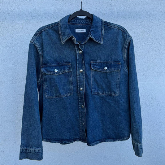 חולצת ג׳ינס מכופתרת של Anine Bing