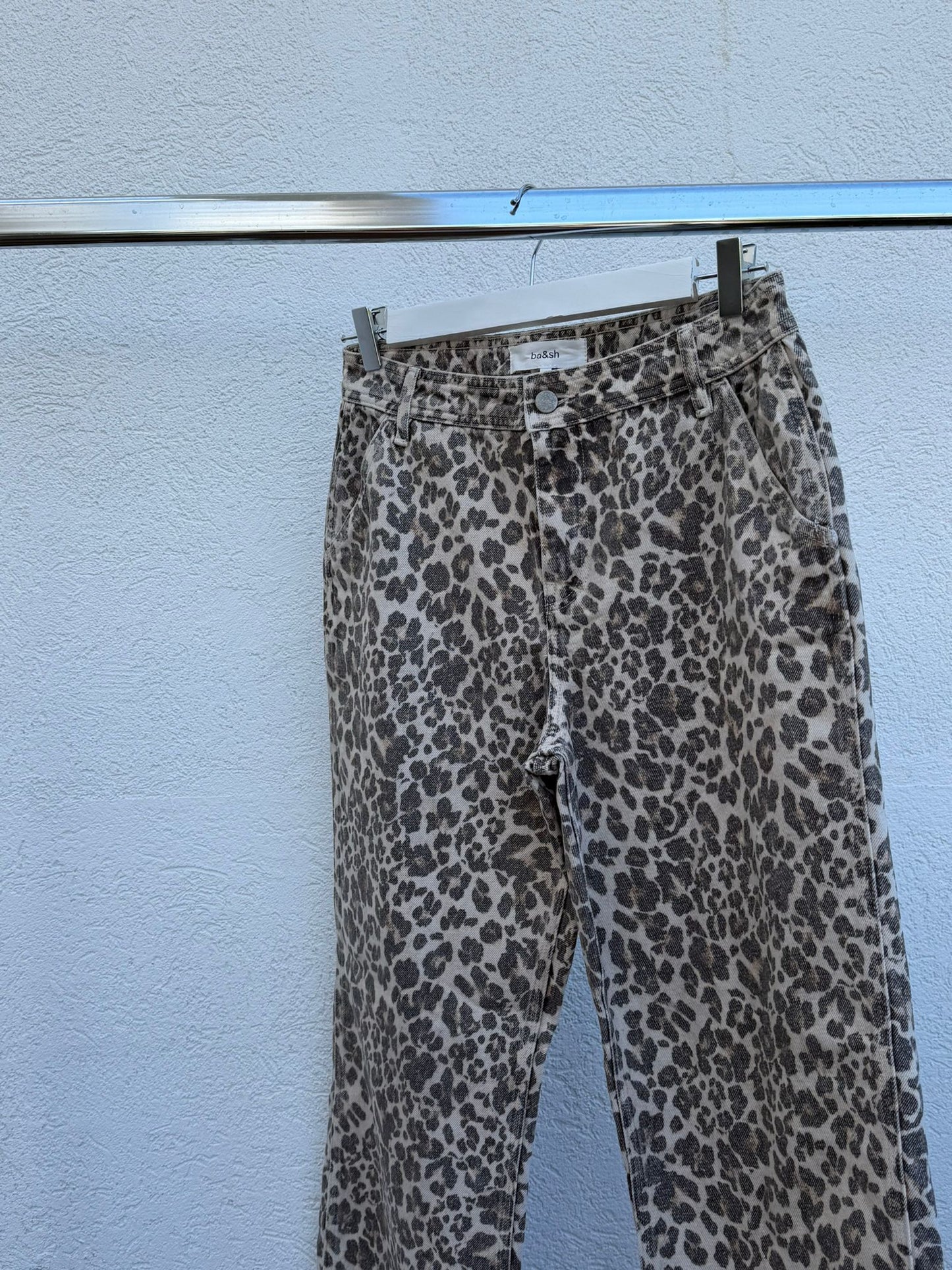 ba&sh ג׳ינס מנומר של