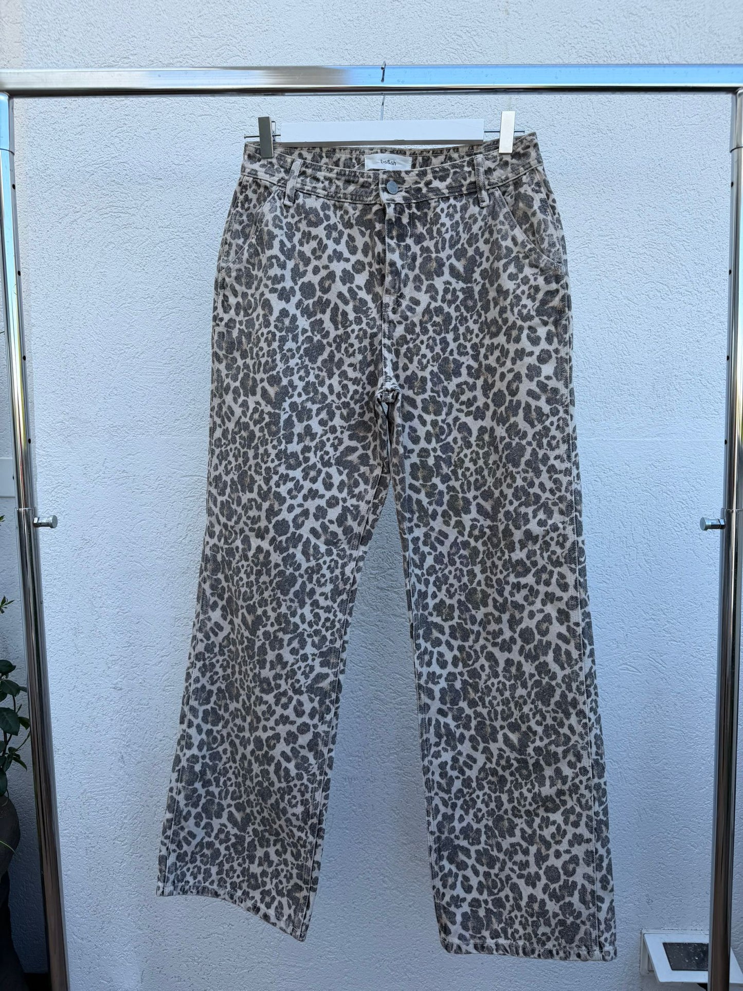 ba&sh ג׳ינס מנומר של