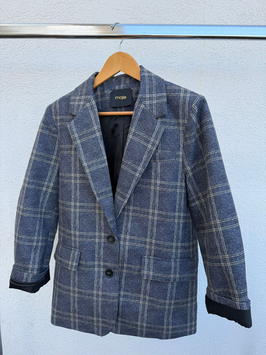 Maje בלייזר משבצות של