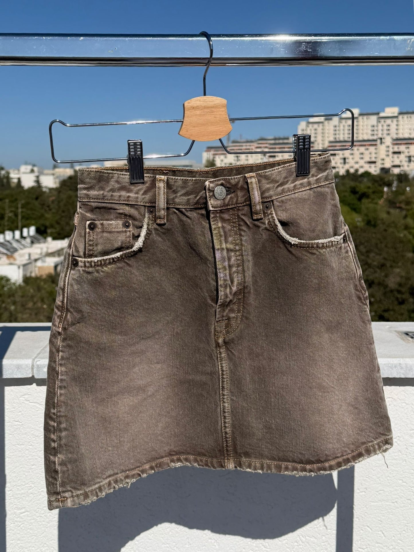 Acne Studios חצאית ג׳ינס מיני של