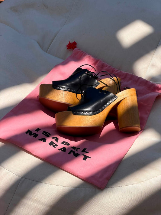 Isabel Marant סנדלי פלטפורמה של