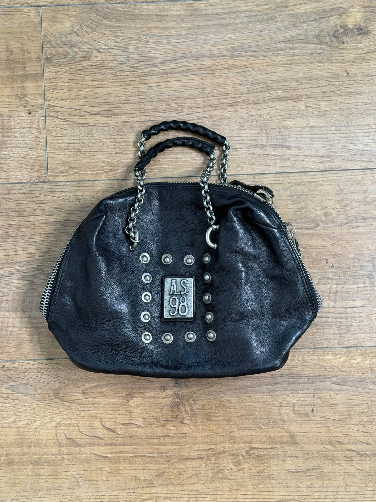 A.S. 98 mini leather handbag