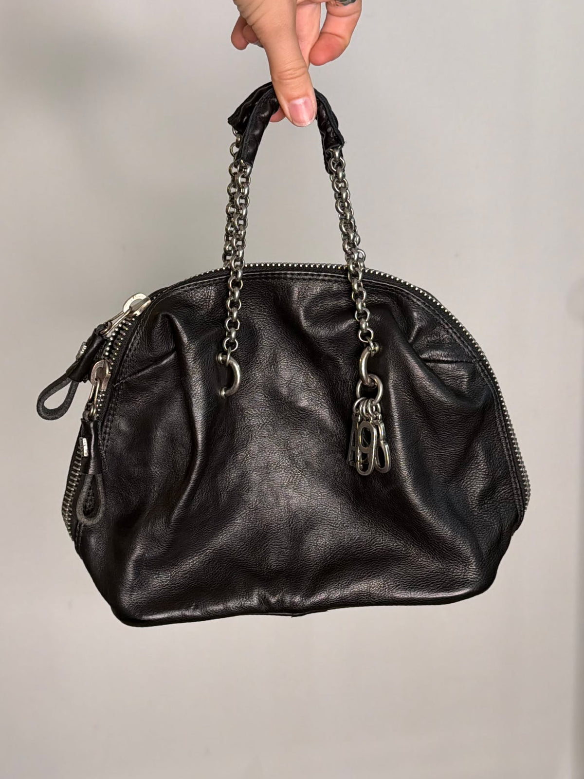A.S. 98 mini leather handbag