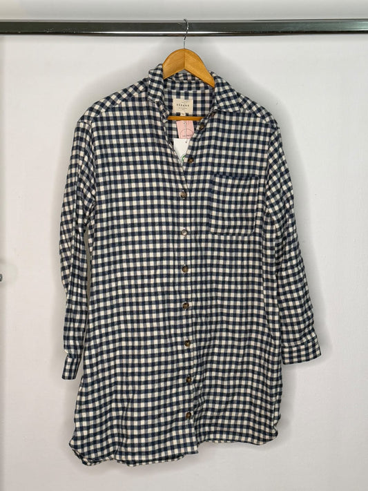 Sezane plaid dress